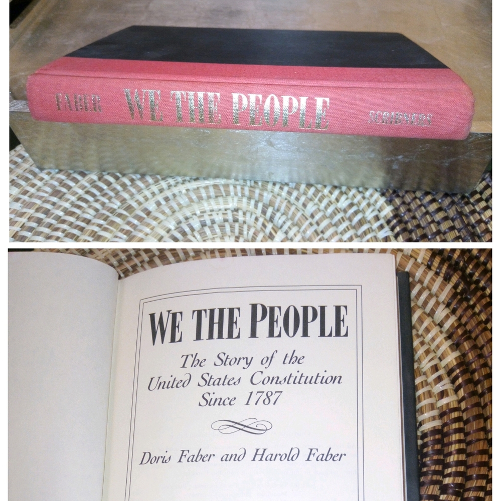 We The People Hardcover Book by Doris and Harold Faber